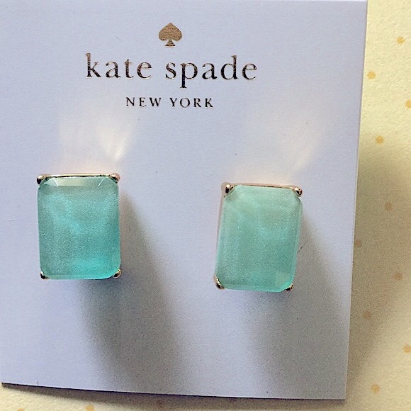 ♠️KATE SPADE BEACH GEM STUD EARRINGS♠️ - Picture 2 of 5